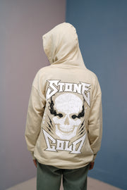 Unisex STONE Printed Hoodie for Men & Women | Oversized Streetwear-sandal